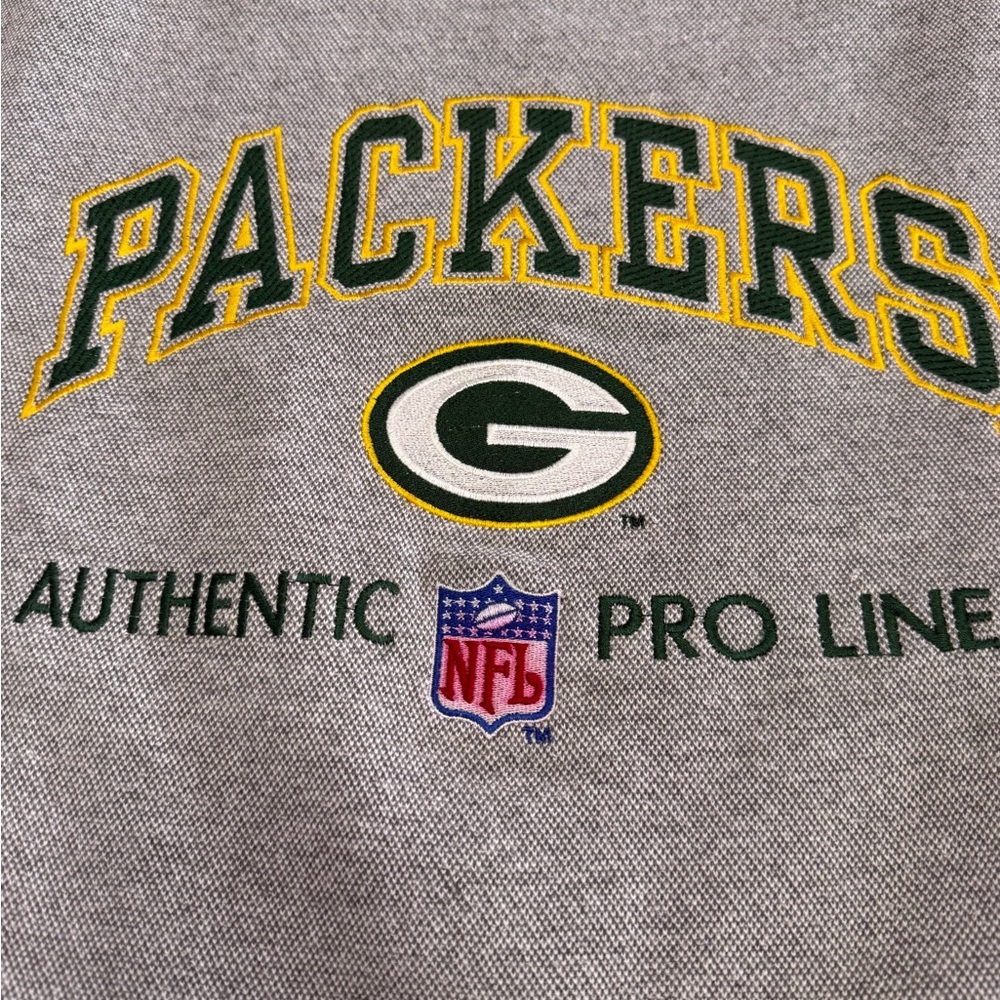 Packers Pro Line Long Sleeve Crew Neck Sweatshirt. In Good Preloved.Size Medium. - Picture 4 of 7
